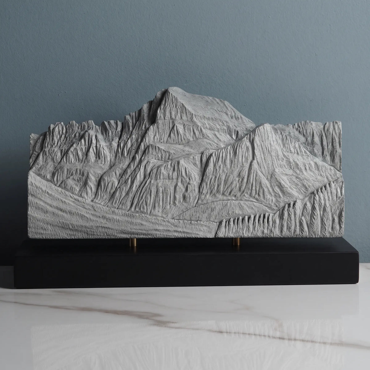 Mount Gould Sculpture - Lake Josephine Sculpted Peaks