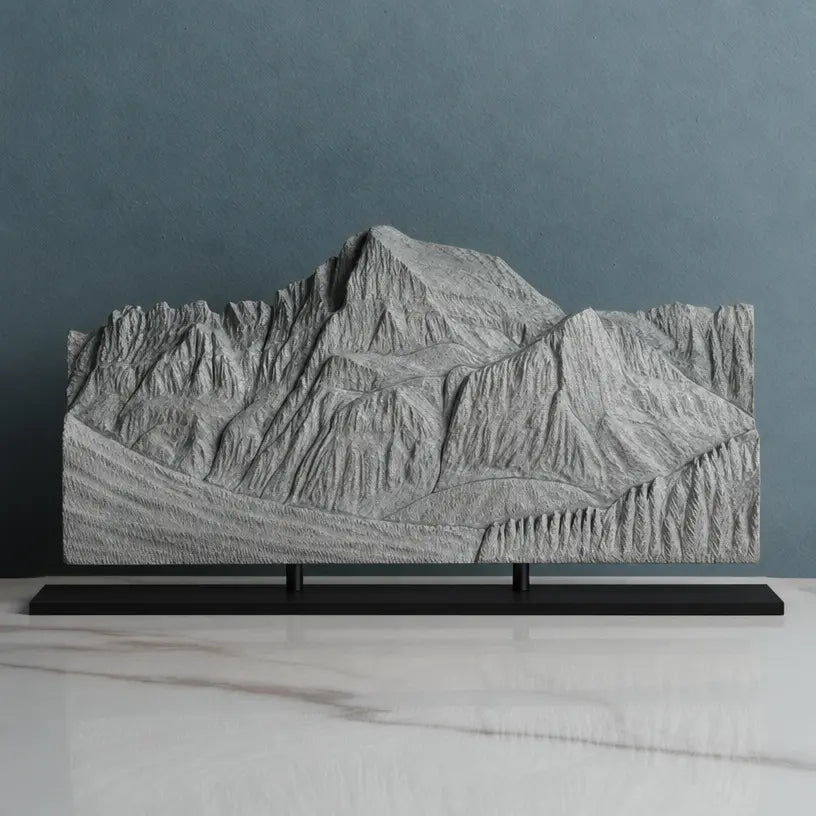 Mount Gould Sculpture - Lake Josephine Sculpted Peaks