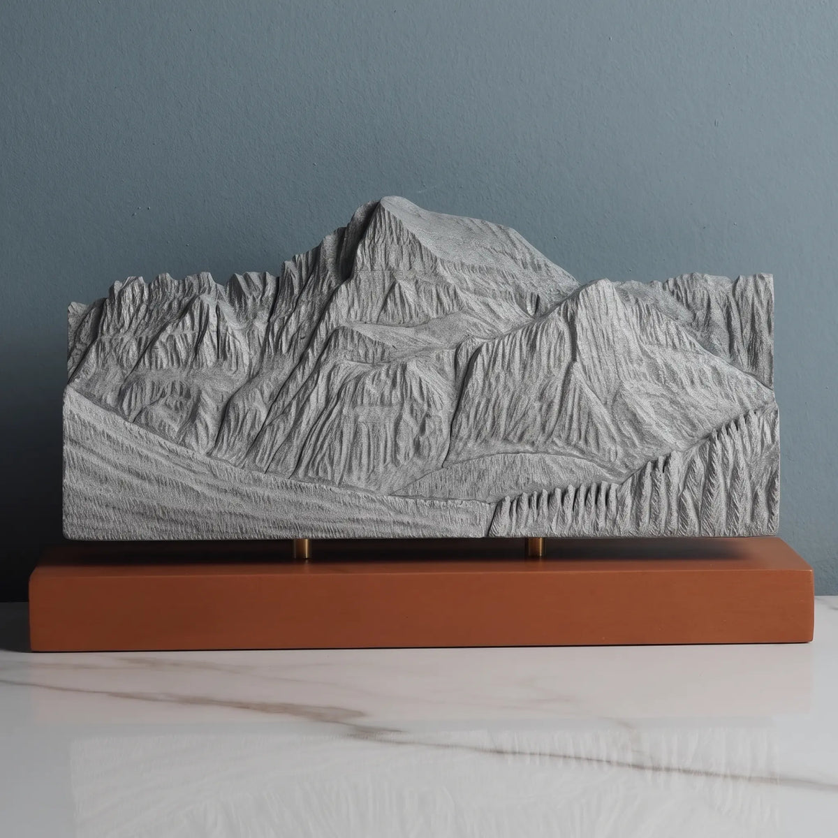 Mount Gould Sculpture - Lake Josephine Sculpted Peaks