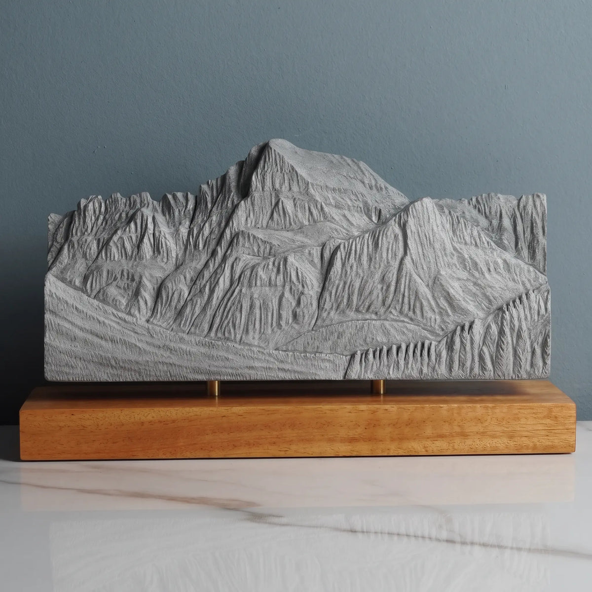 Mount Gould Sculpture - Lake Josephine Sculpted Peaks