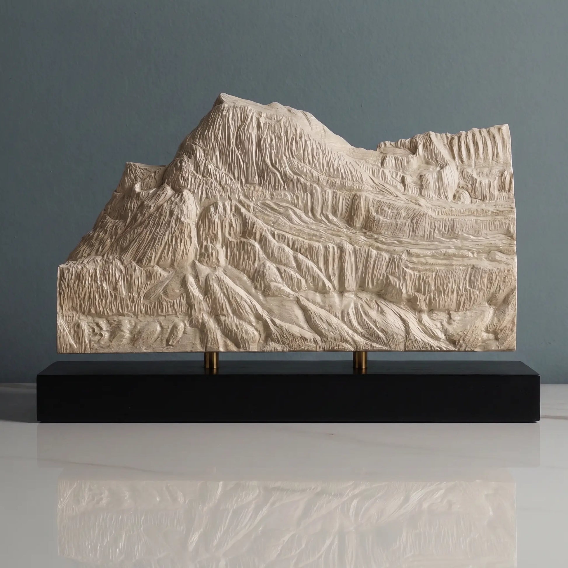 Mount Gould Sculpture (View from Grinnell Lake, Montana) Sculpted Peaks