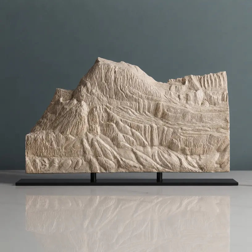 Mount Gould Sculpture (View from Grinnell Lake, Montana) Sculpted Peaks