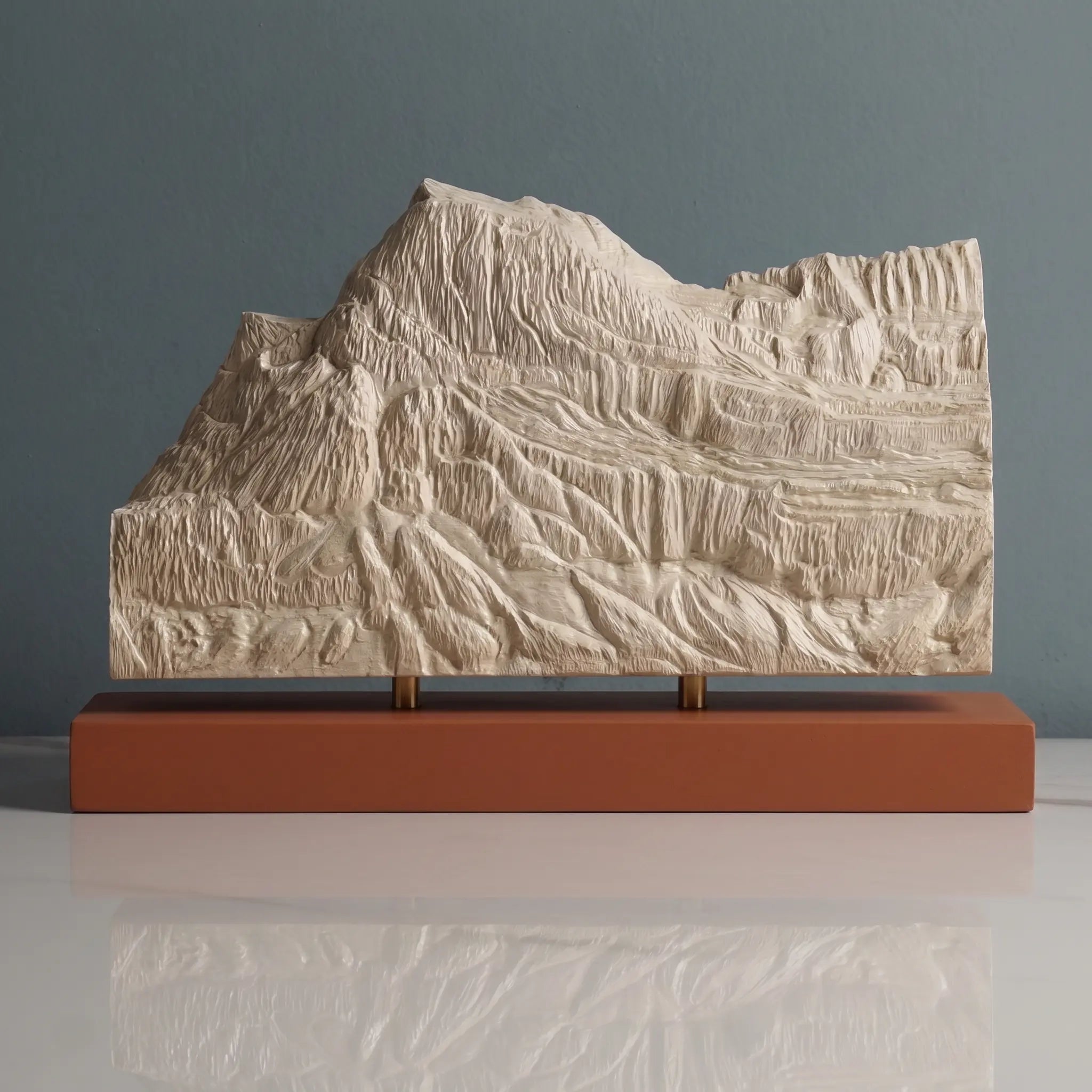 Mount Gould Sculpture (View from Grinnell Lake, Montana) Sculpted Peaks