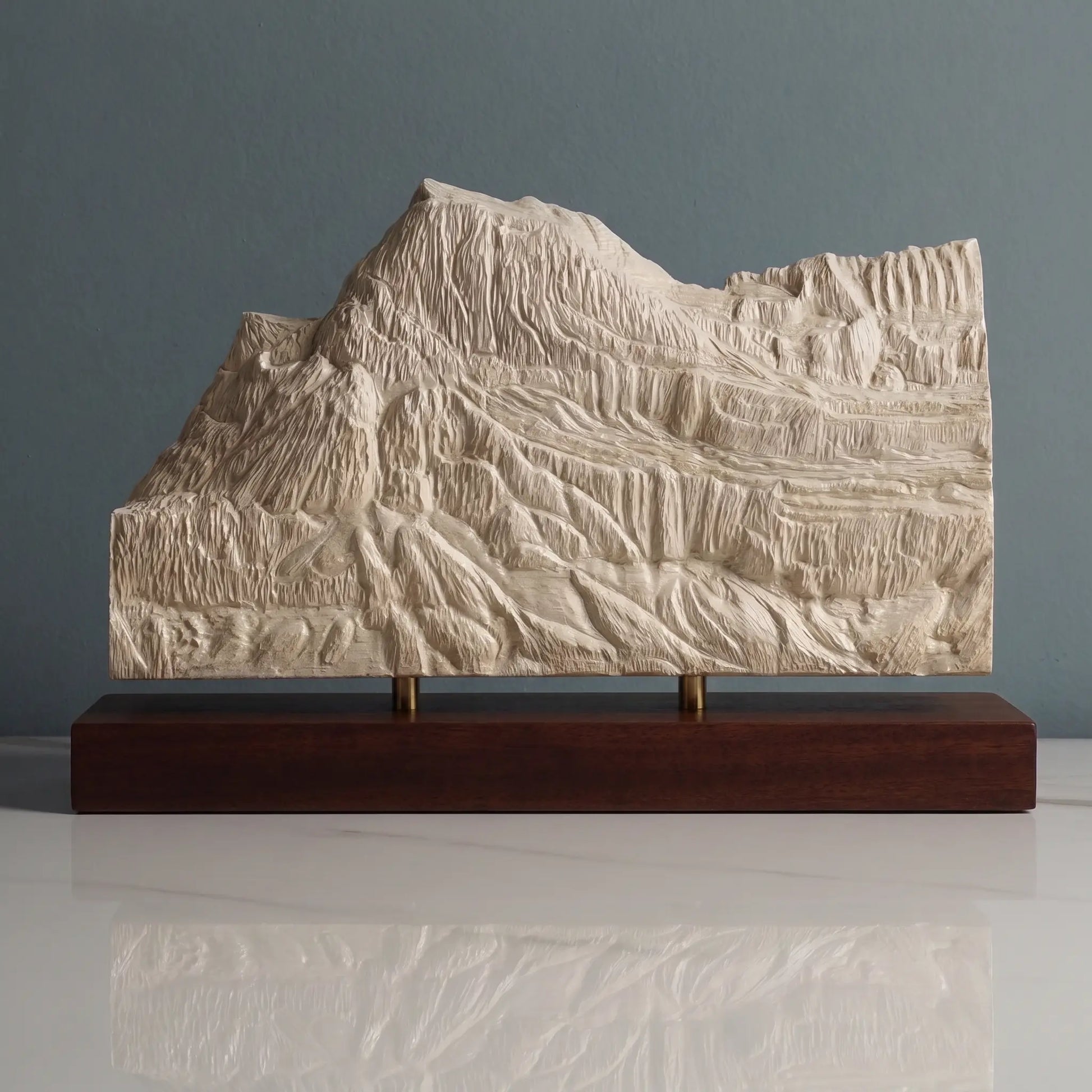 Mount Gould Sculpture (View from Grinnell Lake, Montana) Sculpted Peaks