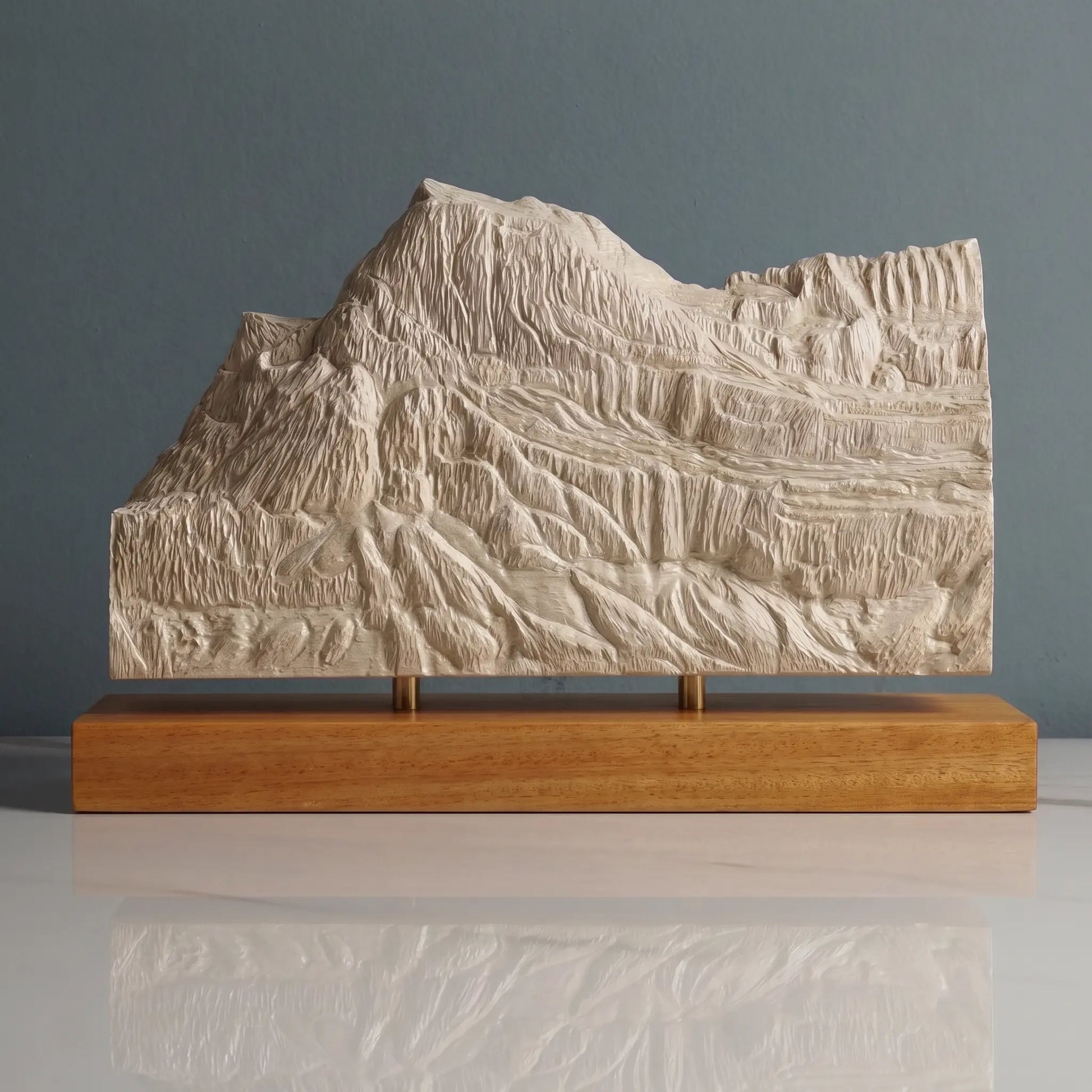 Mount Gould Sculpture (View from Grinnell Lake, Montana) Sculpted Peaks