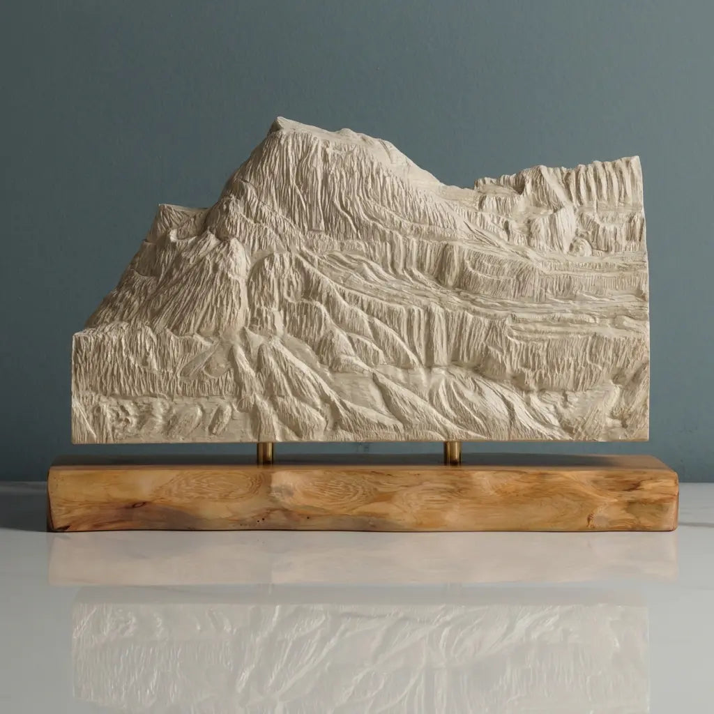 Mount Gould Sculpture (View from Grinnell Lake, Montana) Sculpted Peaks