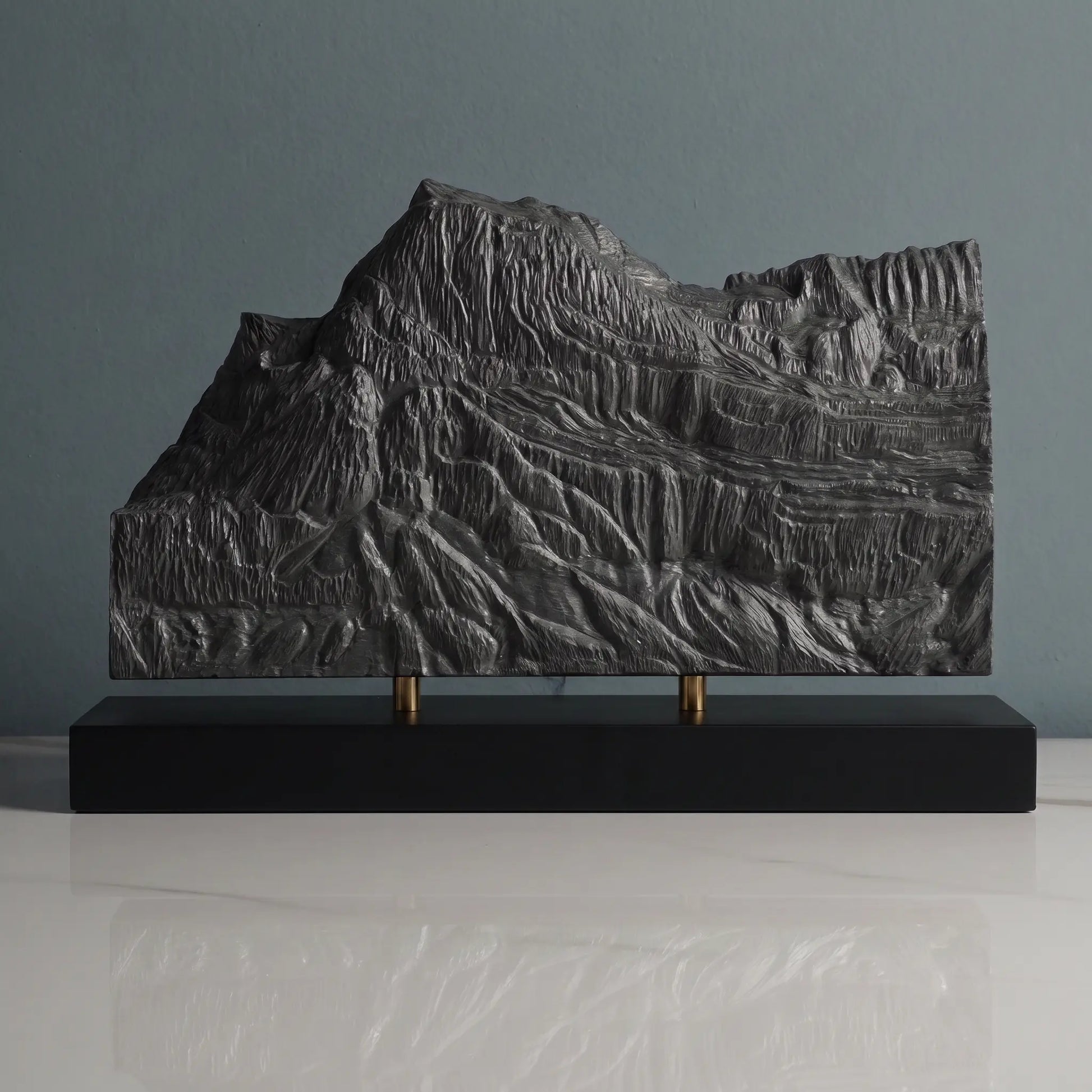 Mount Gould Sculpture (View from Grinnell Lake, Montana) Sculpted Peaks