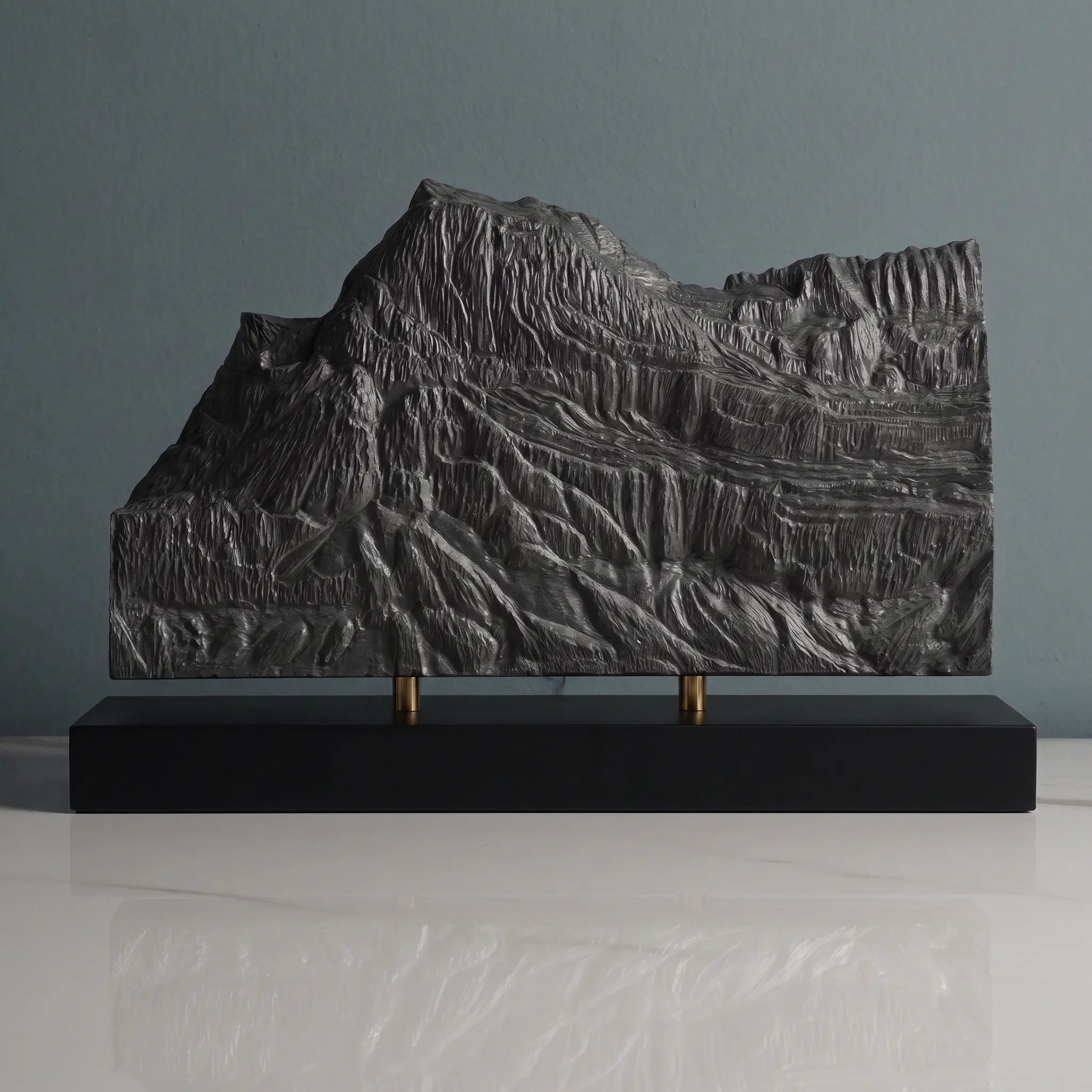 Mount Gould Sculpture (View from Grinnell Lake, Montana) Sculpted Peaks