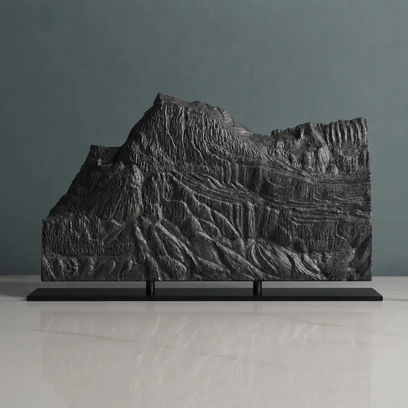 Mount Gould Sculpture (View from Grinnell Lake, Montana) Sculpted Peaks