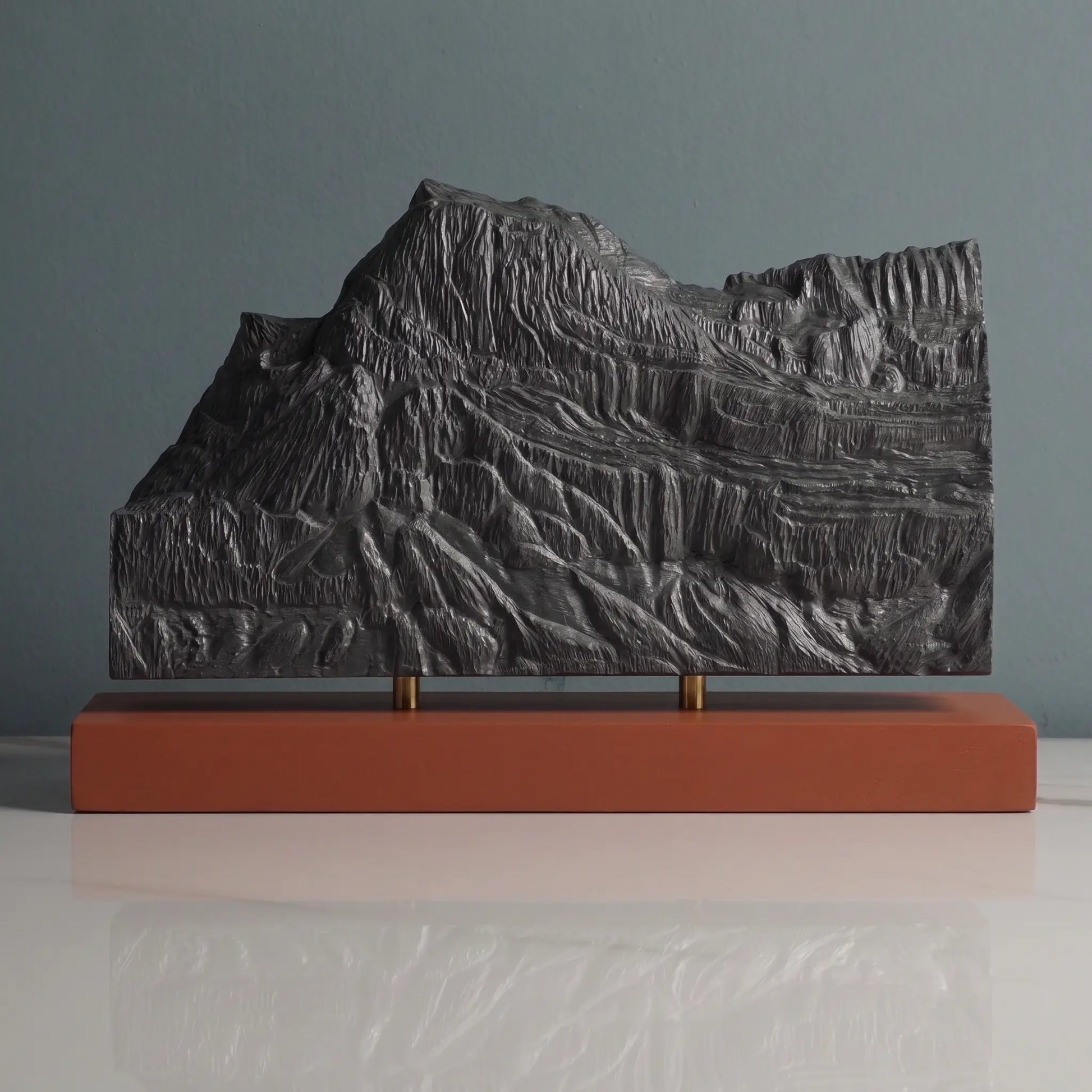Mount Gould Sculpture (View from Grinnell Lake, Montana) Sculpted Peaks