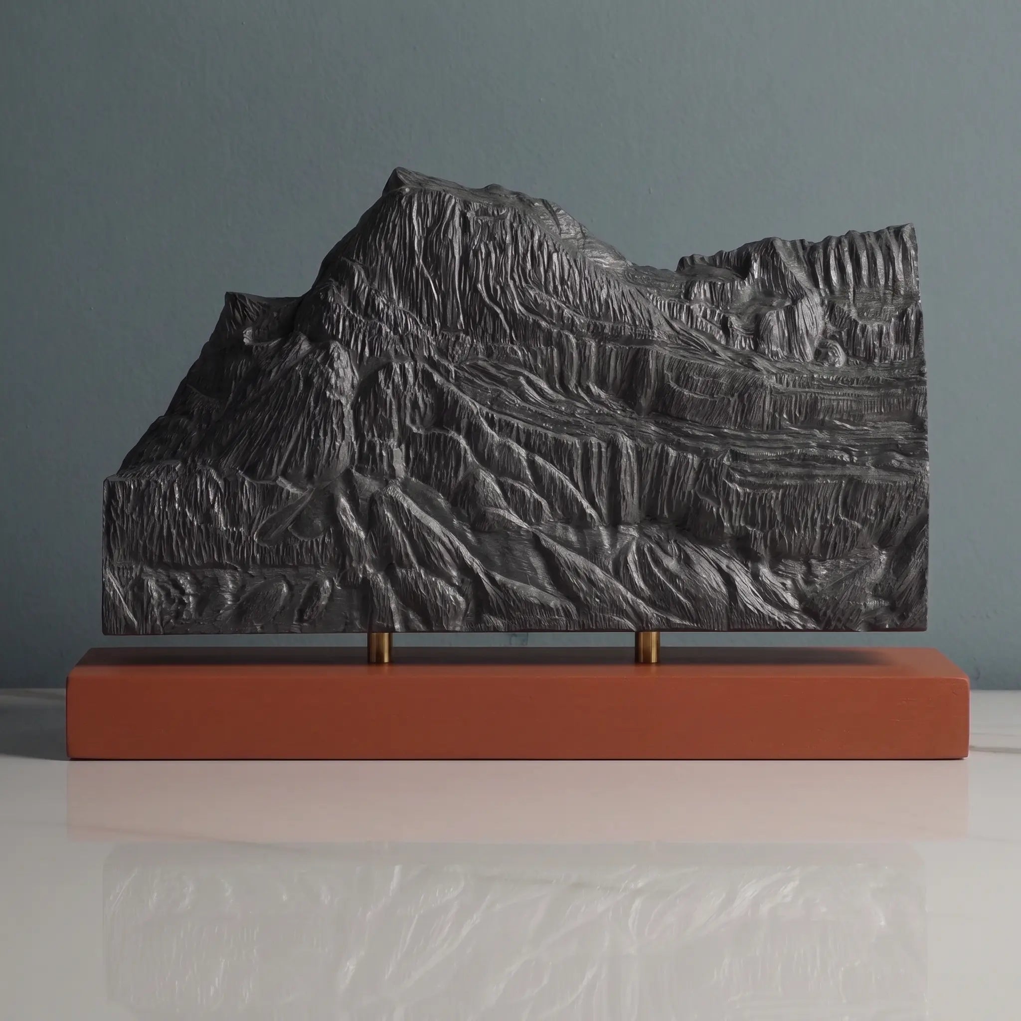 Mount Gould Sculpture (View from Grinnell Lake, Montana) Sculpted Peaks