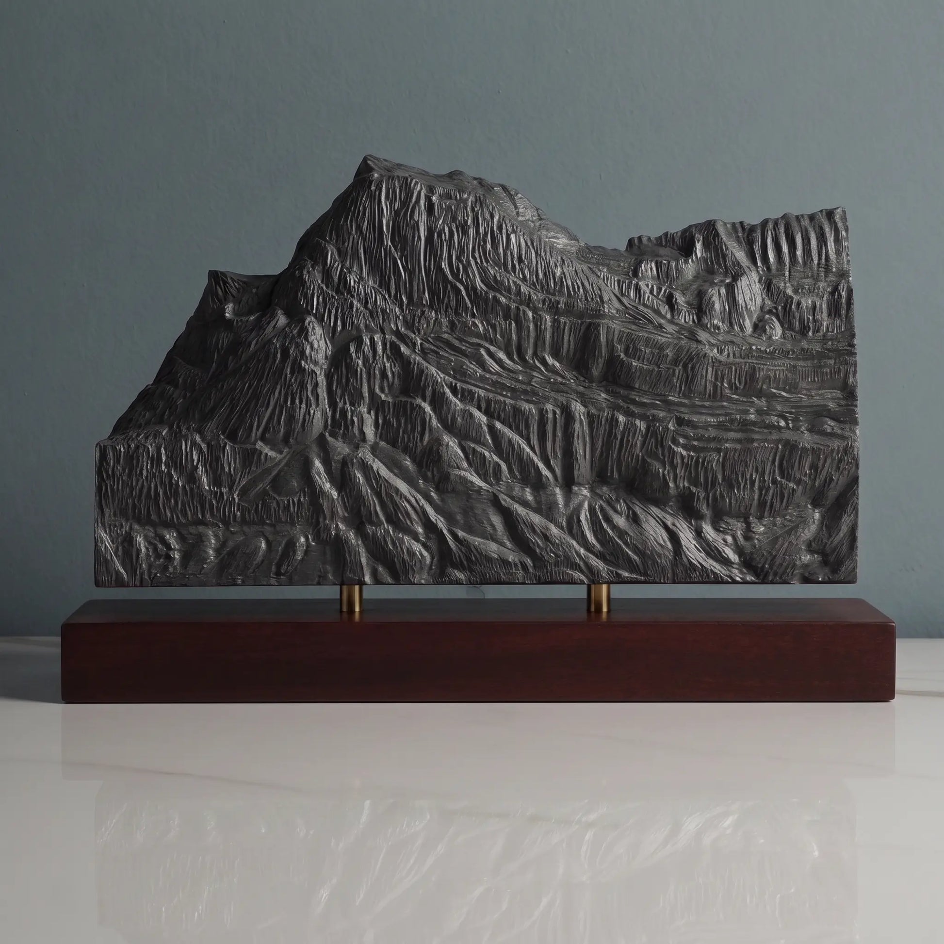 Mount Gould Sculpture (View from Grinnell Lake, Montana) Sculpted Peaks