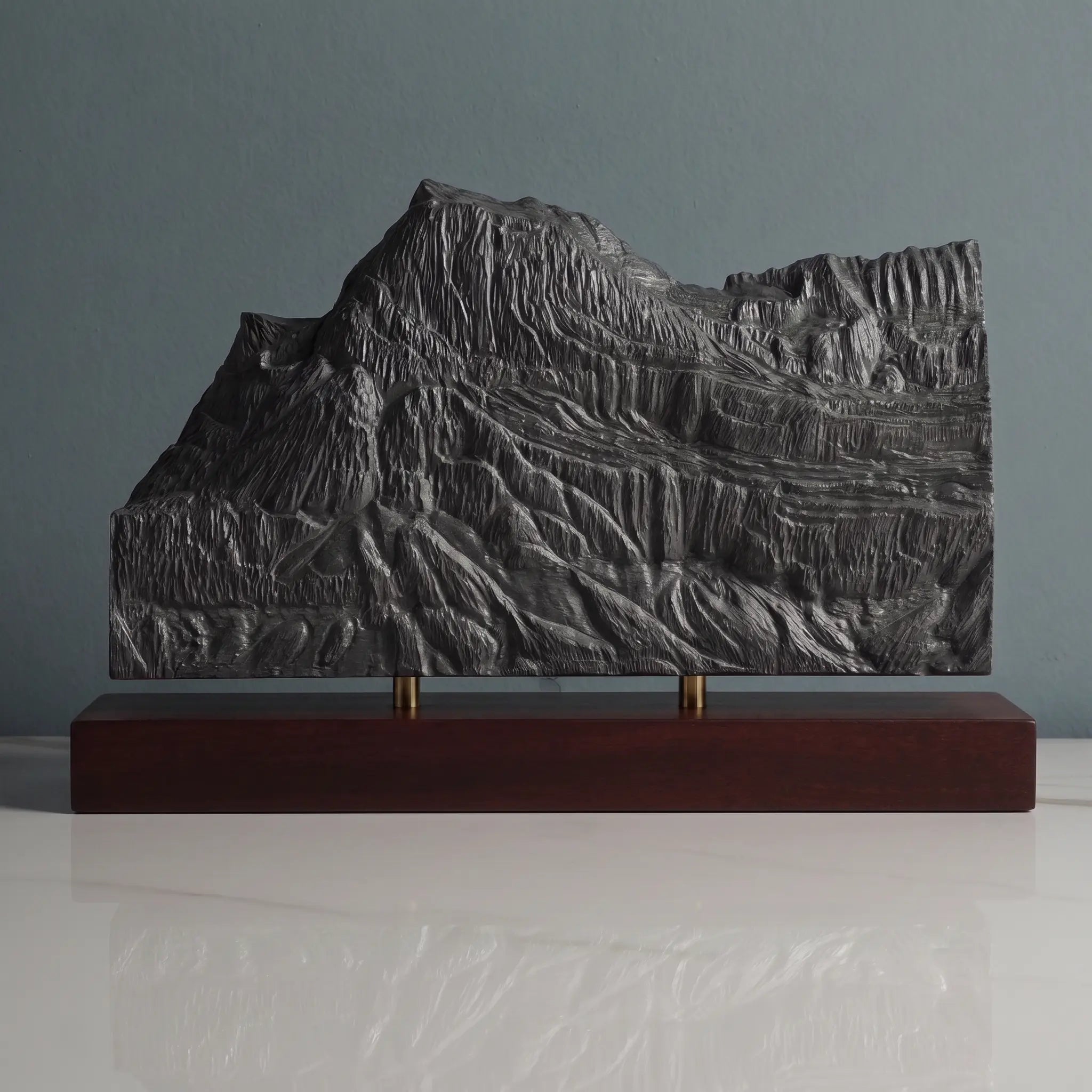 Mount Gould Sculpture (View from Grinnell Lake, Montana) Sculpted Peaks