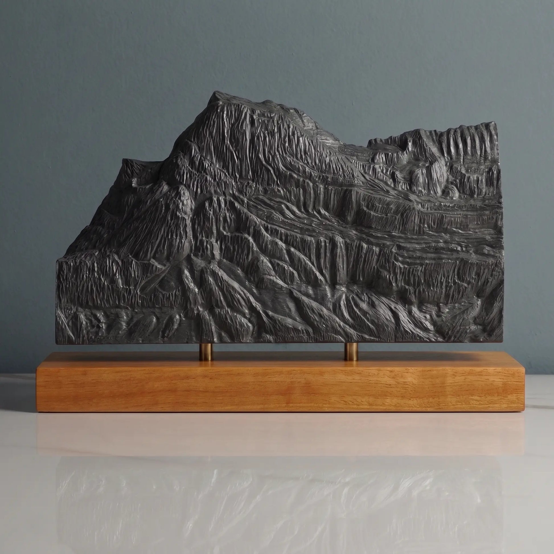 Mount Gould Sculpture (View from Grinnell Lake, Montana) Sculpted Peaks