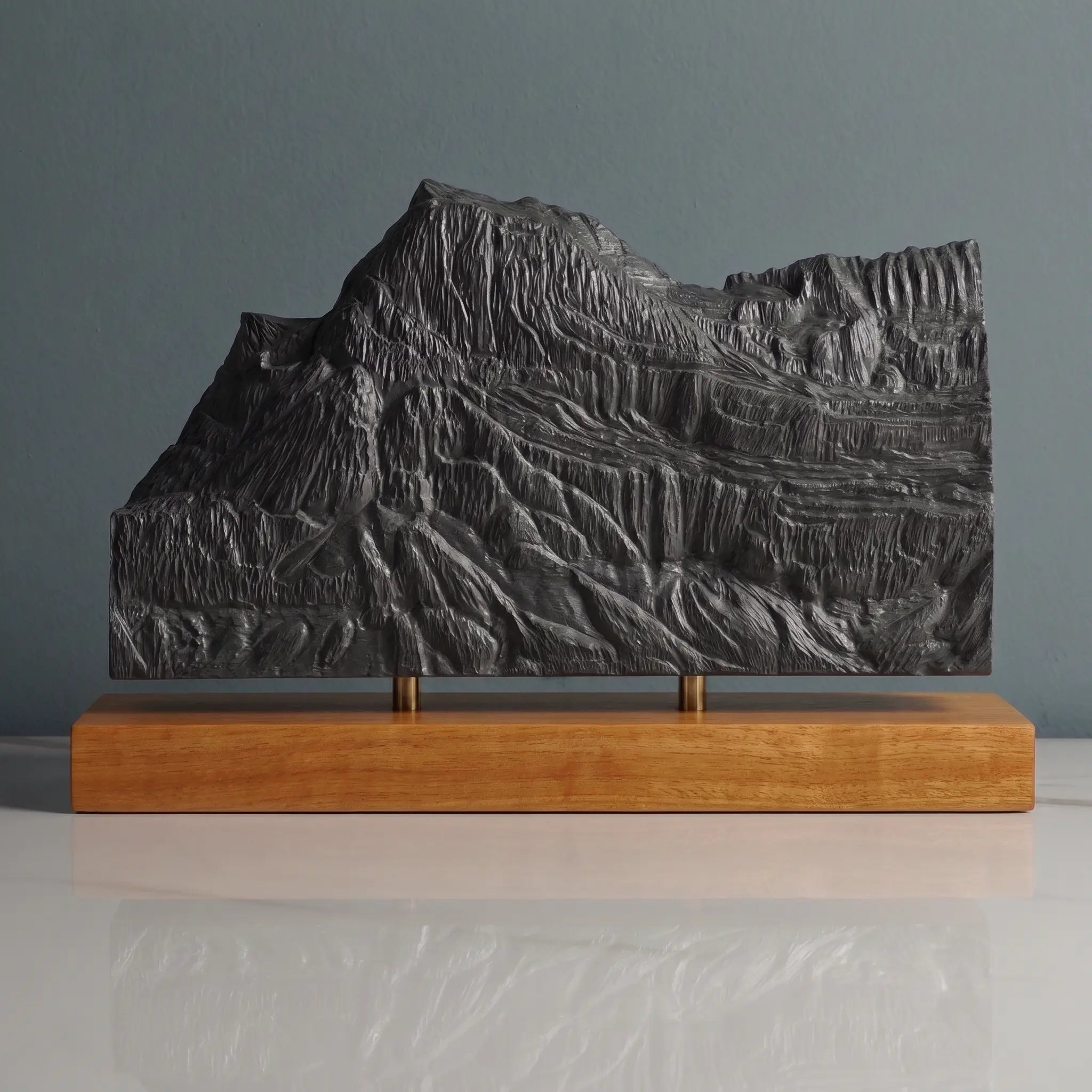 Mount Gould Sculpture (View from Grinnell Lake, Montana) Sculpted Peaks