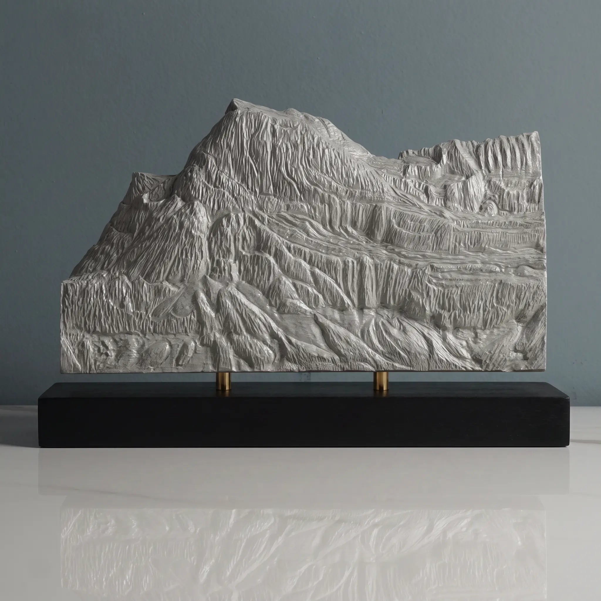Mount Gould Sculpture (View from Grinnell Lake, Montana) Sculpted Peaks