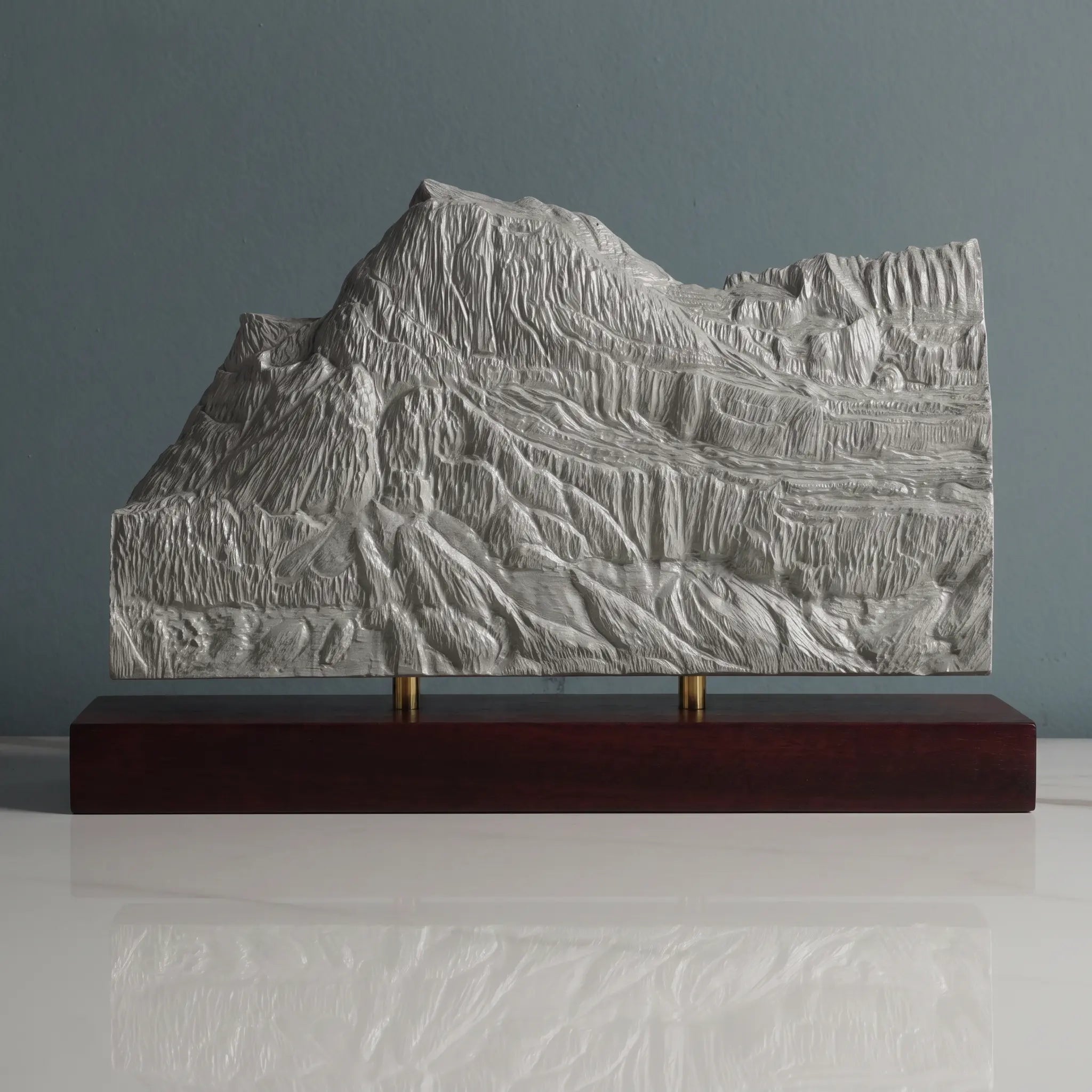 Mount Gould Sculpture (View from Grinnell Lake, Montana) Sculpted Peaks