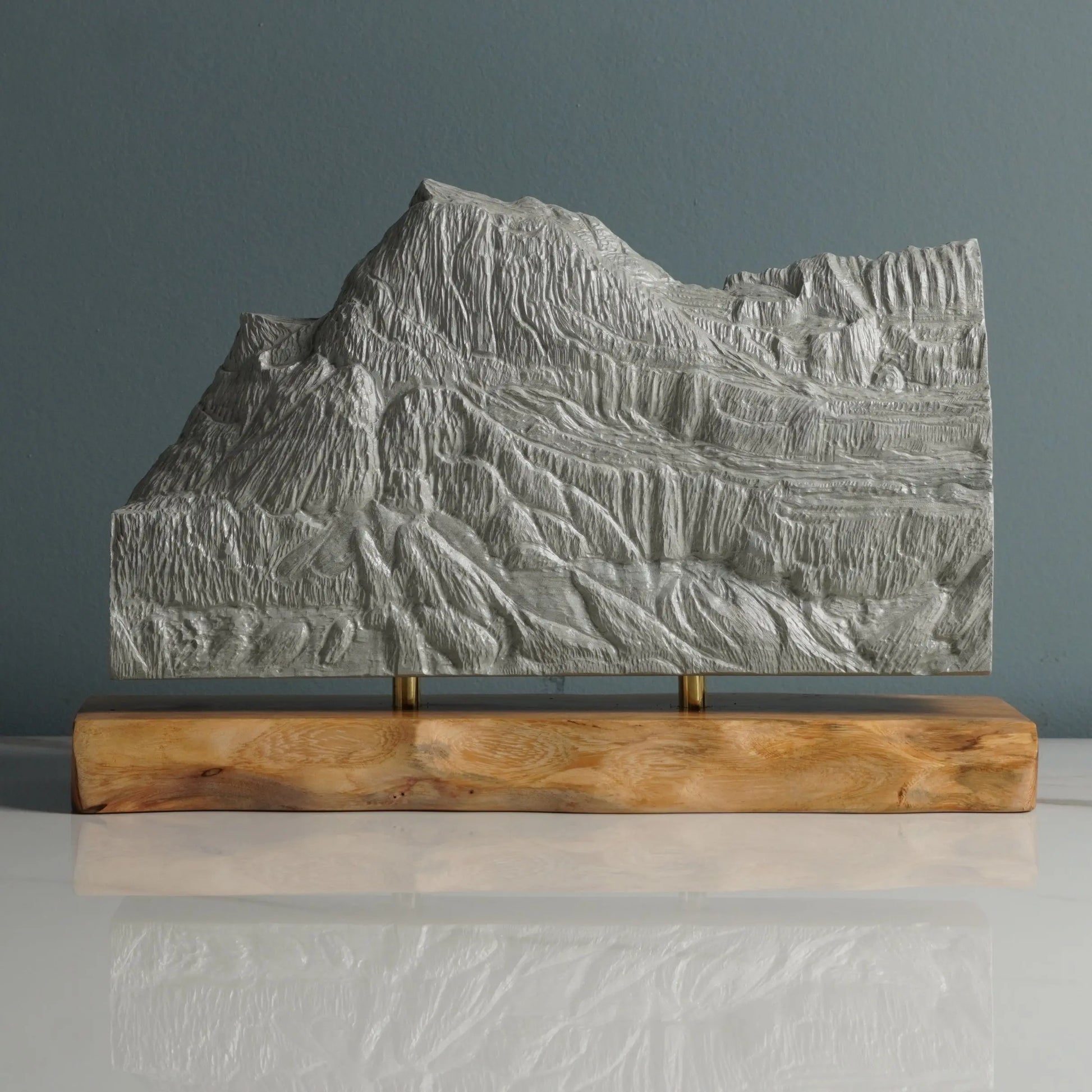 Mount Gould Sculpture (View from Grinnell Lake, Montana) Sculpted Peaks