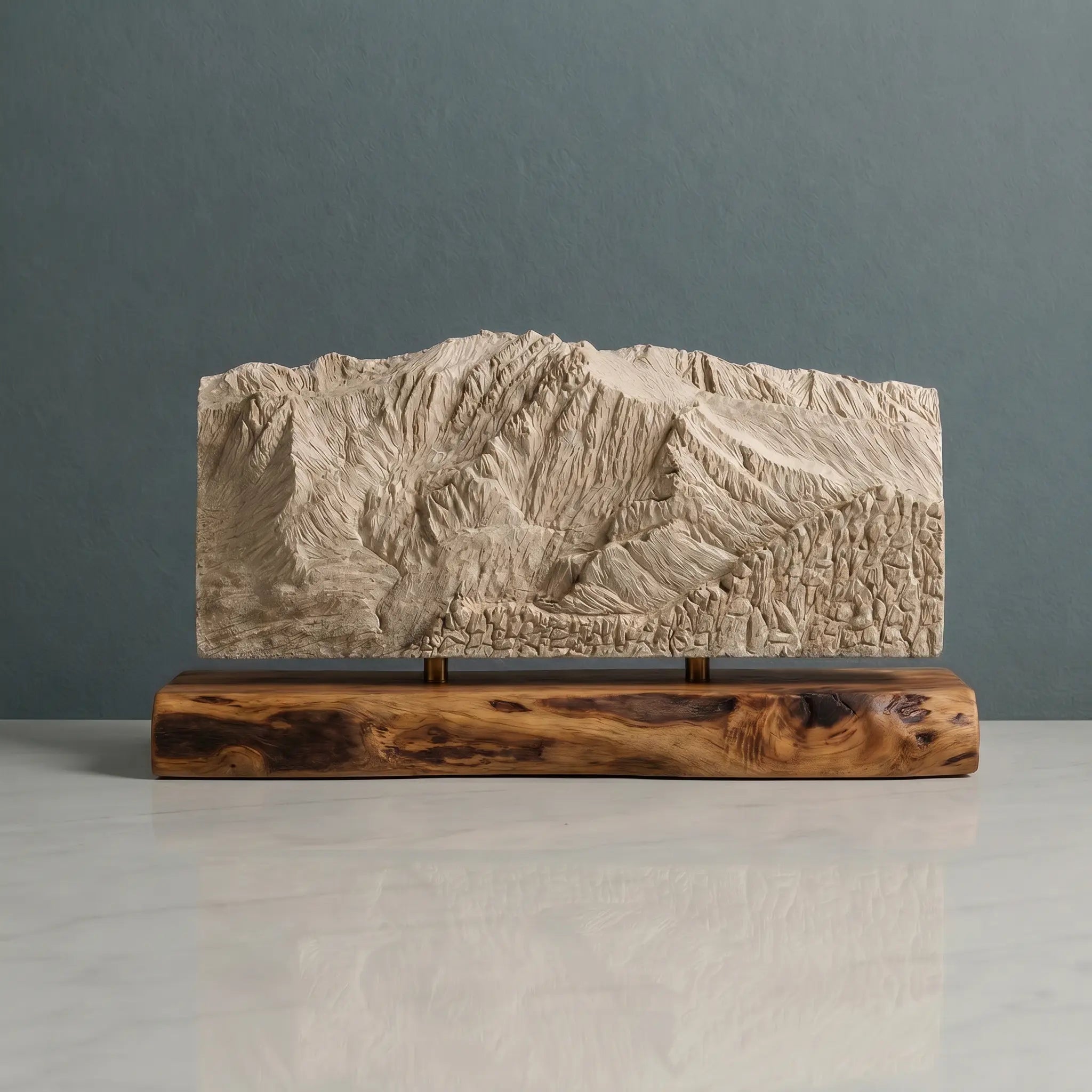 Mount Harvard Sculpture (View from Mount Columbia, Colorado) Sculpted Peaks