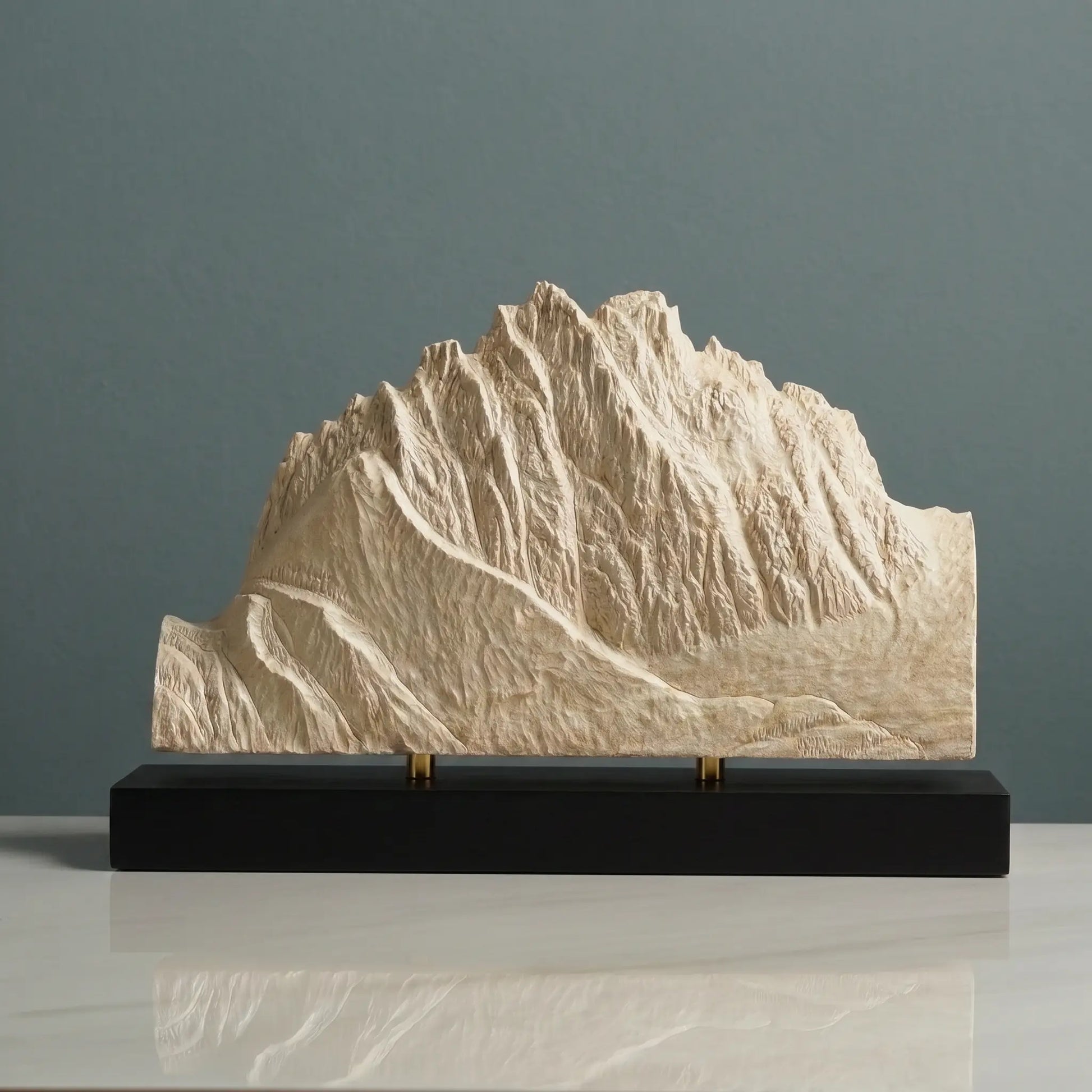 Mount Heyburn Sculpture (View from Stanley, Idaho) Sculpted Peaks