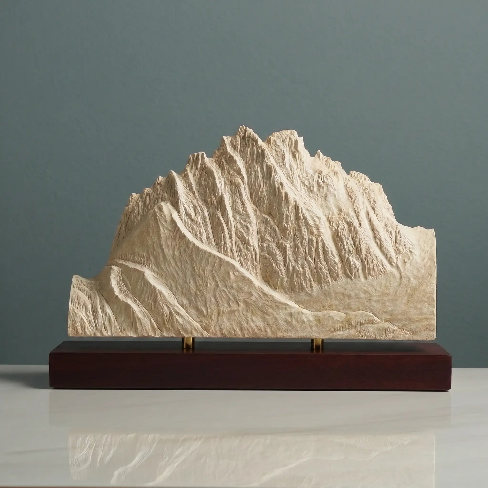Mount Heyburn Sculpture (View from Stanley, Idaho) Sculpted Peaks