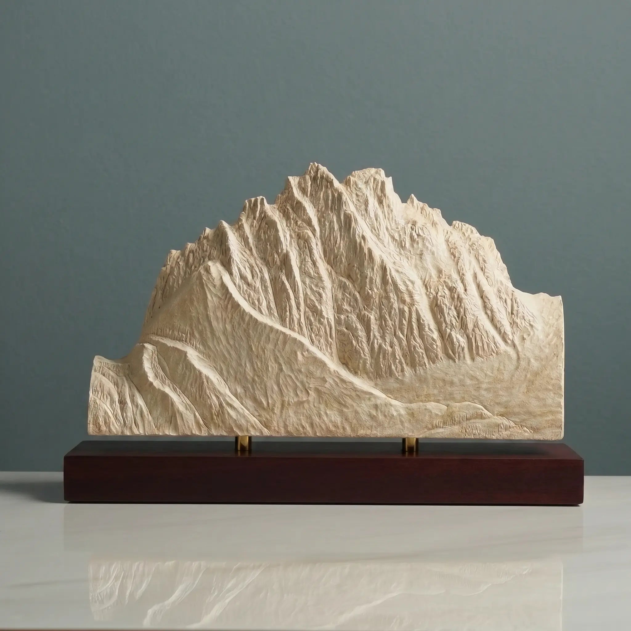 Mount Heyburn Sculpture (View from Stanley, Idaho) Sculpted Peaks