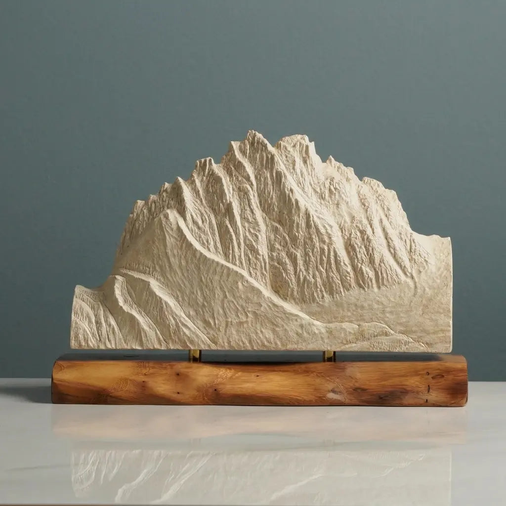 Mount Heyburn Sculpture (View from Stanley, Idaho) Sculpted Peaks