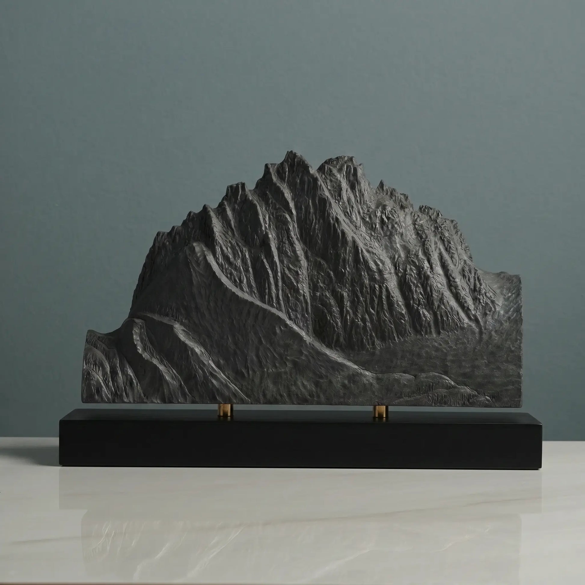 Mount Heyburn Sculpture (View from Stanley, Idaho) Sculpted Peaks
