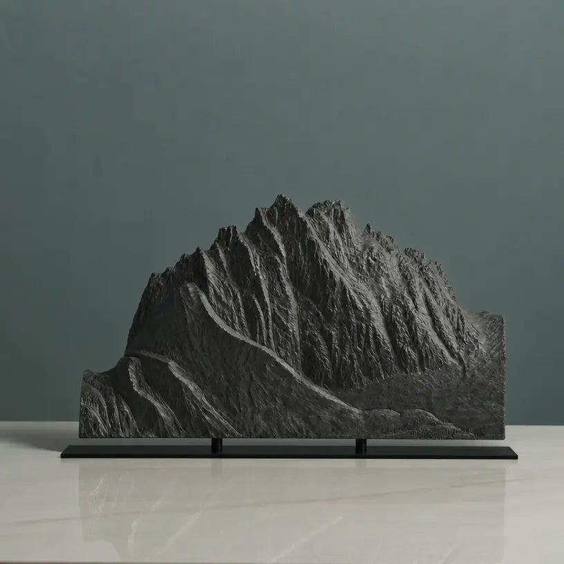 Mount Heyburn Sculpture (View from Stanley, Idaho) Sculpted Peaks