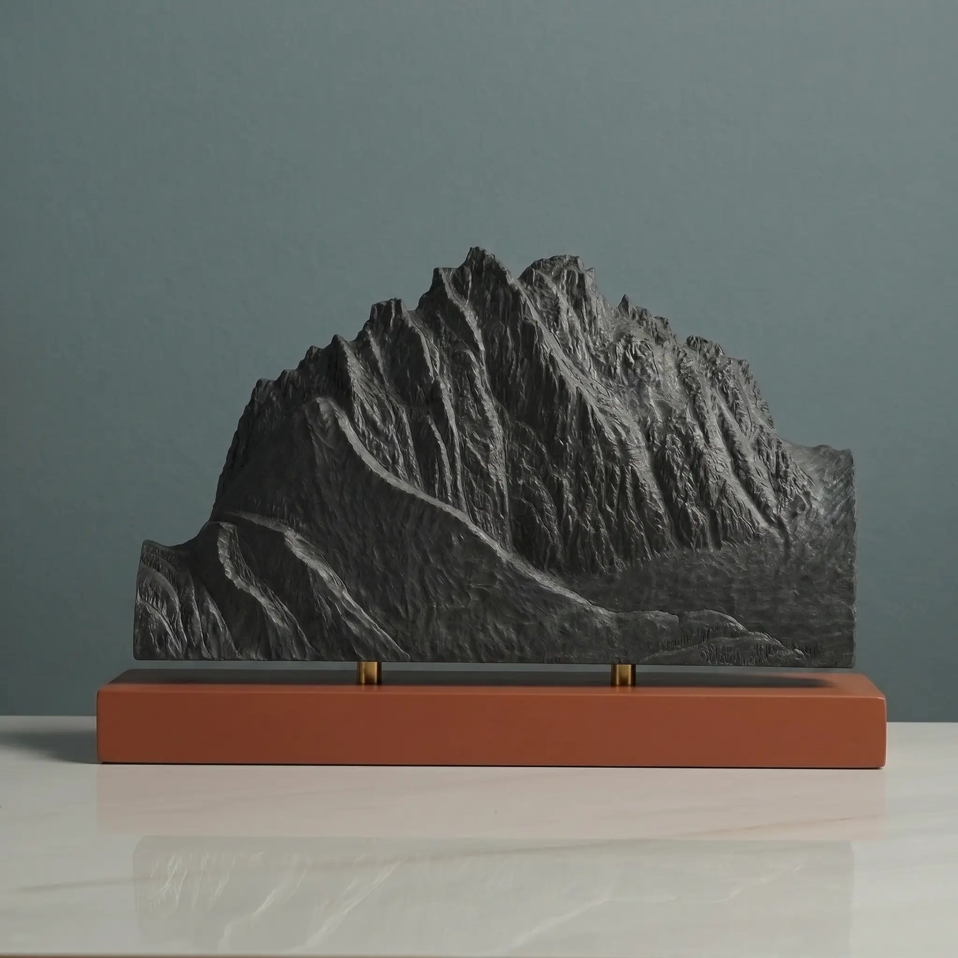 Mount Heyburn Sculpture (View from Stanley, Idaho) Sculpted Peaks