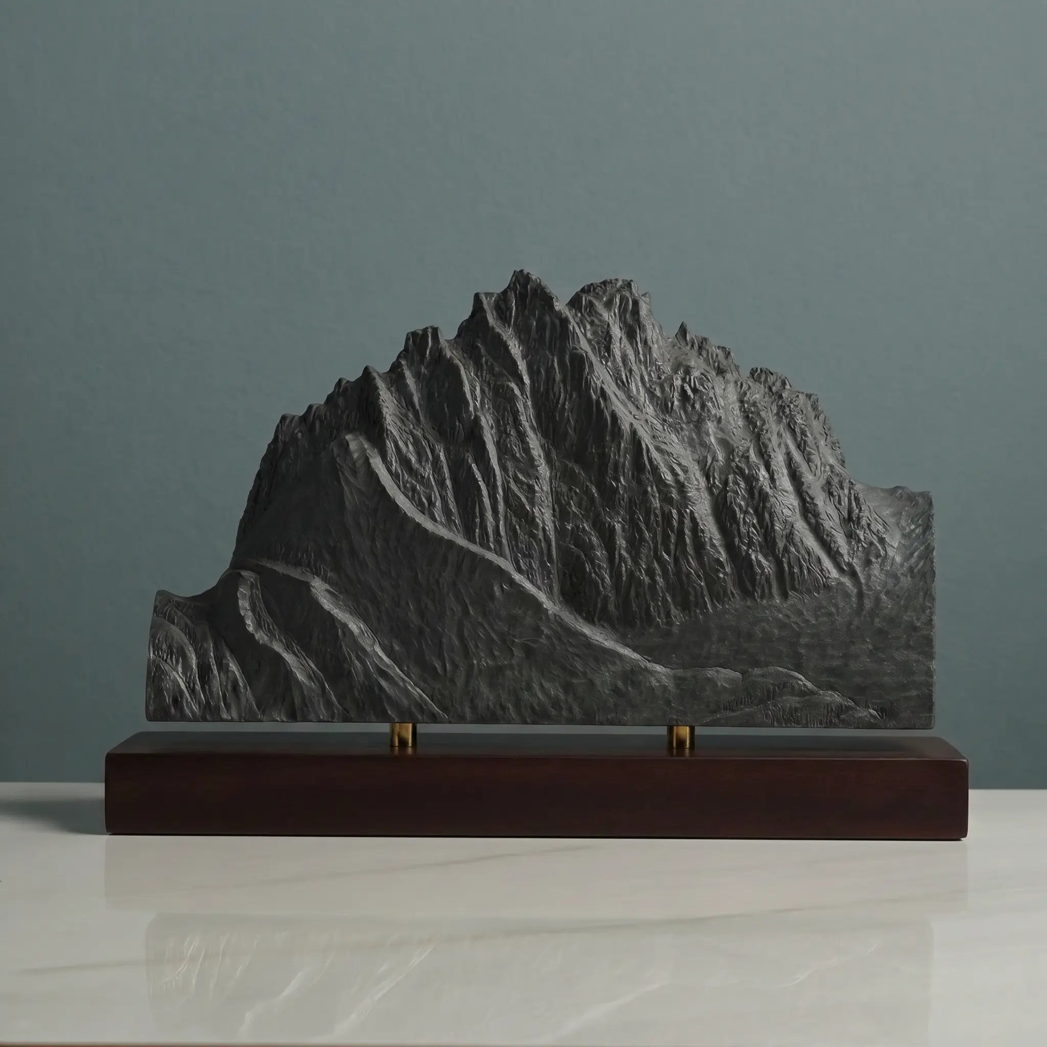 Mount Heyburn Sculpture (View from Stanley, Idaho) Sculpted Peaks