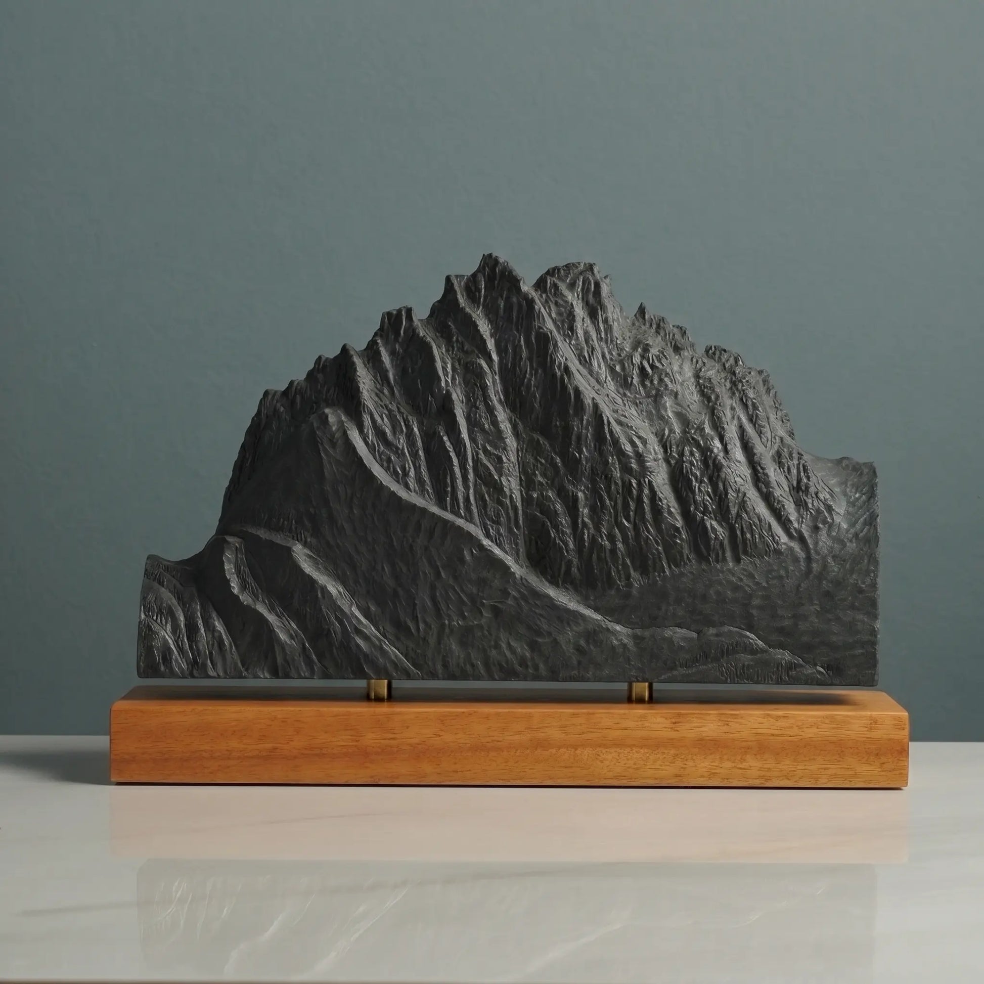 Mount Heyburn Sculpture (View from Stanley, Idaho) Sculpted Peaks