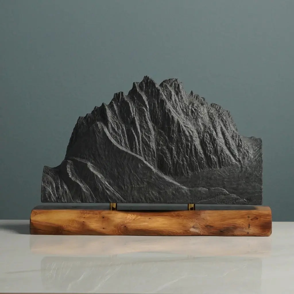 Mount Heyburn Sculpture (View from Stanley, Idaho) Sculpted Peaks