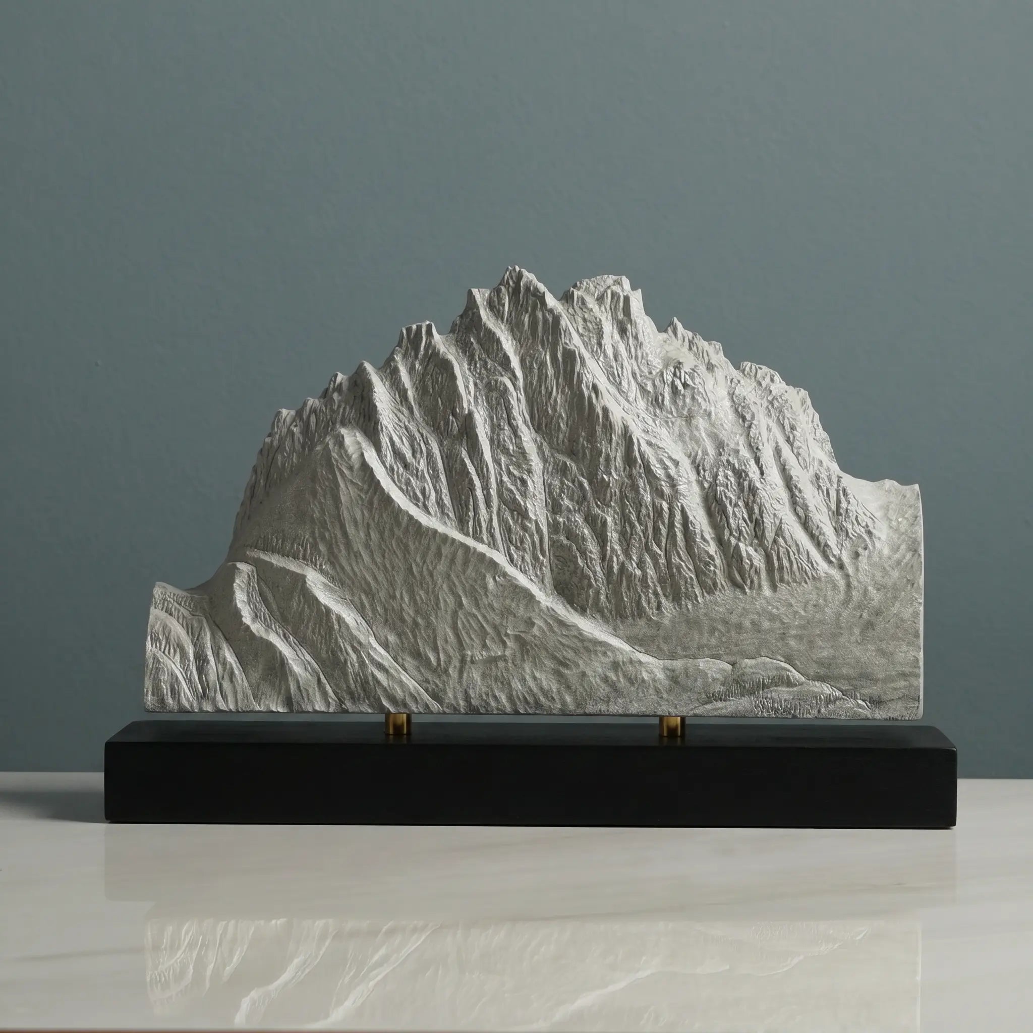 Mount Heyburn Sculpture (View from Stanley, Idaho) Sculpted Peaks