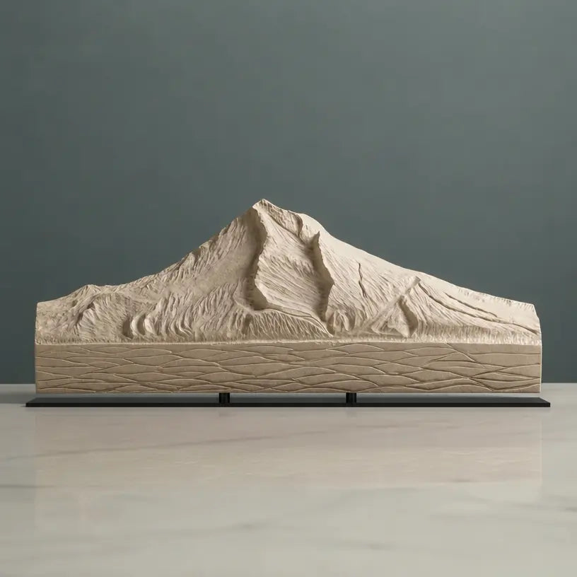 Mount Hood Sculpture (View from Portland, Oregon) Sculpted Peaks