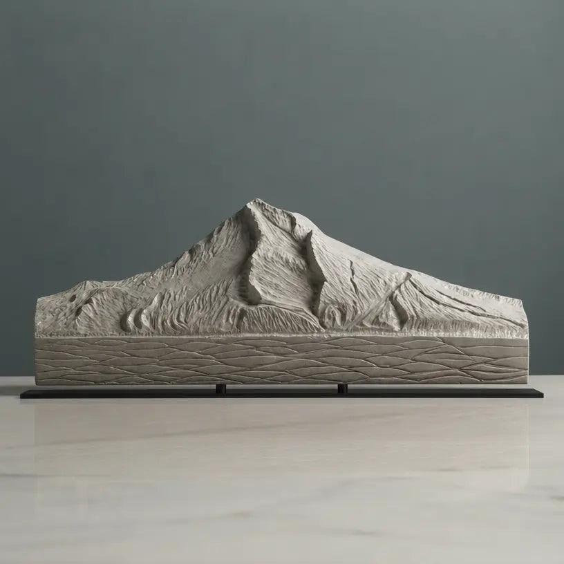 Mount Hood Sculpture (View from Portland, Oregon) Sculpted Peaks