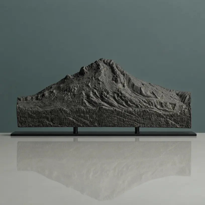 Mount Hood Sculpture (View from Trillium Lake, Oregon) Sculpted Peaks