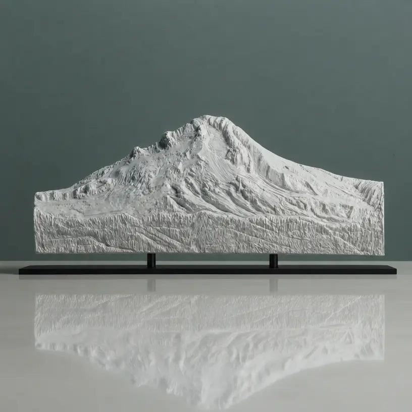 Mount Hood Sculpture (View from Trillium Lake, Oregon) Sculpted Peaks
