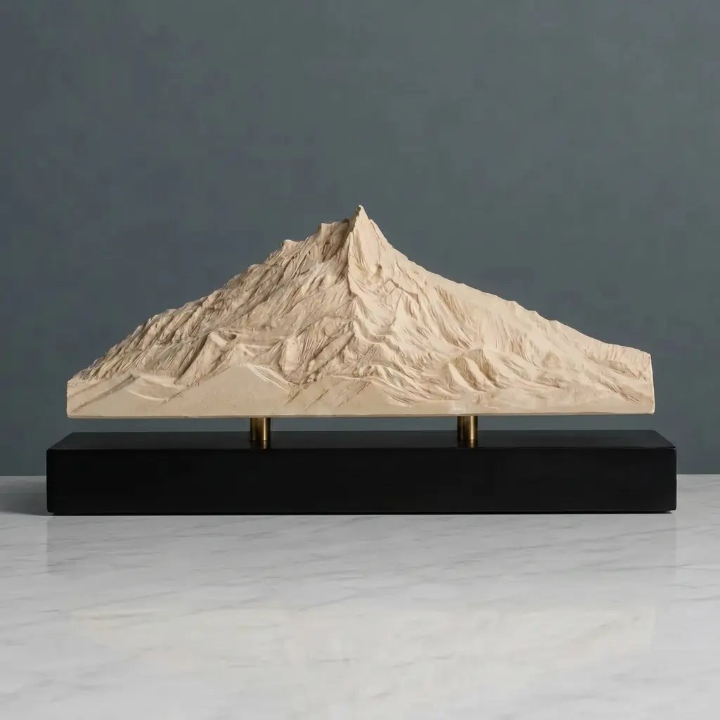 Mount Jefferson Sculpture (View from McKenzie Pass, Oregon) Sculpted Peaks