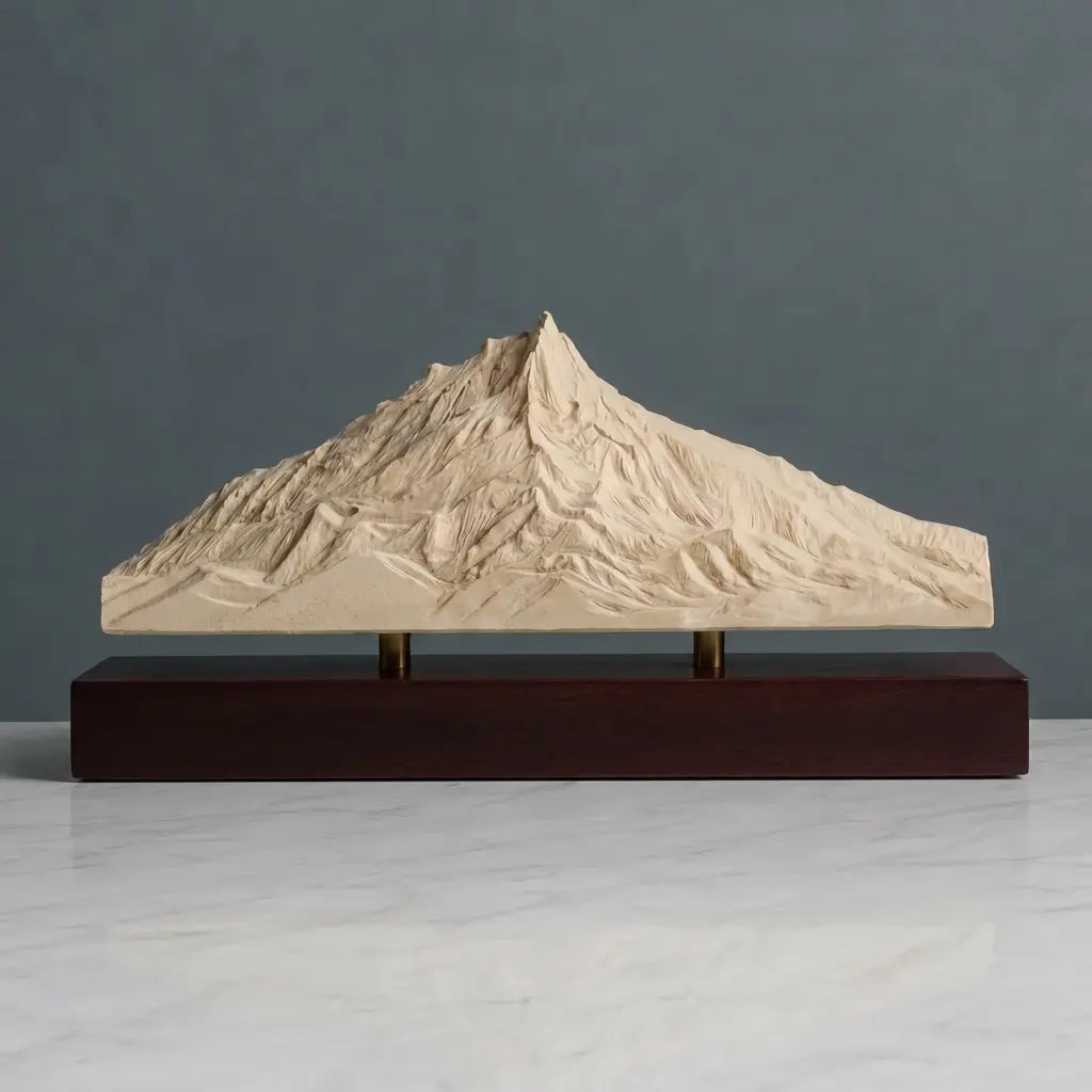 Mount Jefferson Sculpture (View from McKenzie Pass, Oregon) Sculpted Peaks