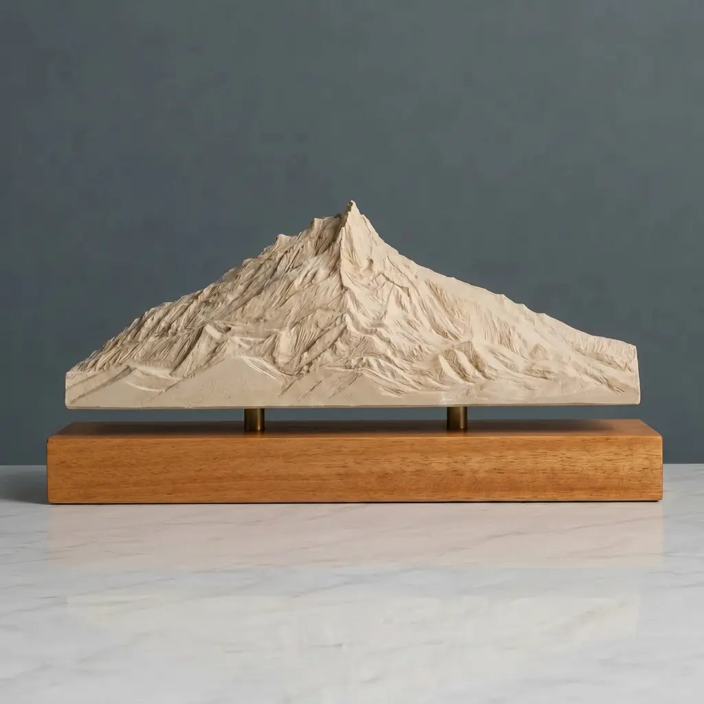 Mount Jefferson Sculpture (View from McKenzie Pass, Oregon) Sculpted Peaks