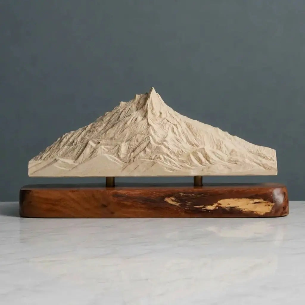 Mount Jefferson Sculpture (View from McKenzie Pass, Oregon) Sculpted Peaks