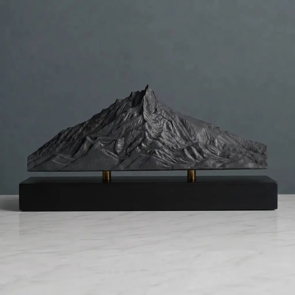 Mount Jefferson Sculpture (View from McKenzie Pass, Oregon) Sculpted Peaks