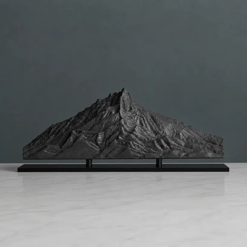 Mount Jefferson Sculpture (View from McKenzie Pass, Oregon) Sculpted Peaks