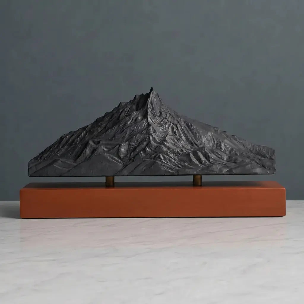 Mount Jefferson Sculpture (View from McKenzie Pass, Oregon) Sculpted Peaks