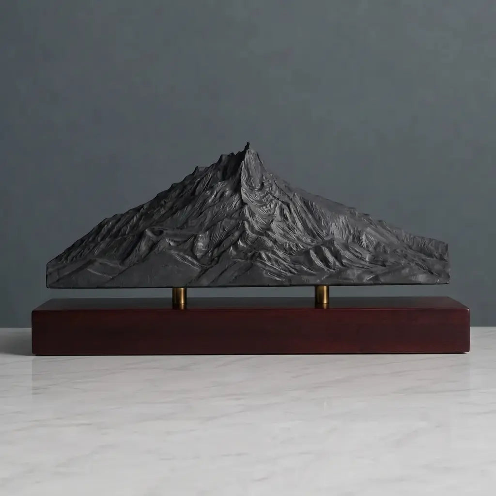 Mount Jefferson Sculpture (View from McKenzie Pass, Oregon) Sculpted Peaks