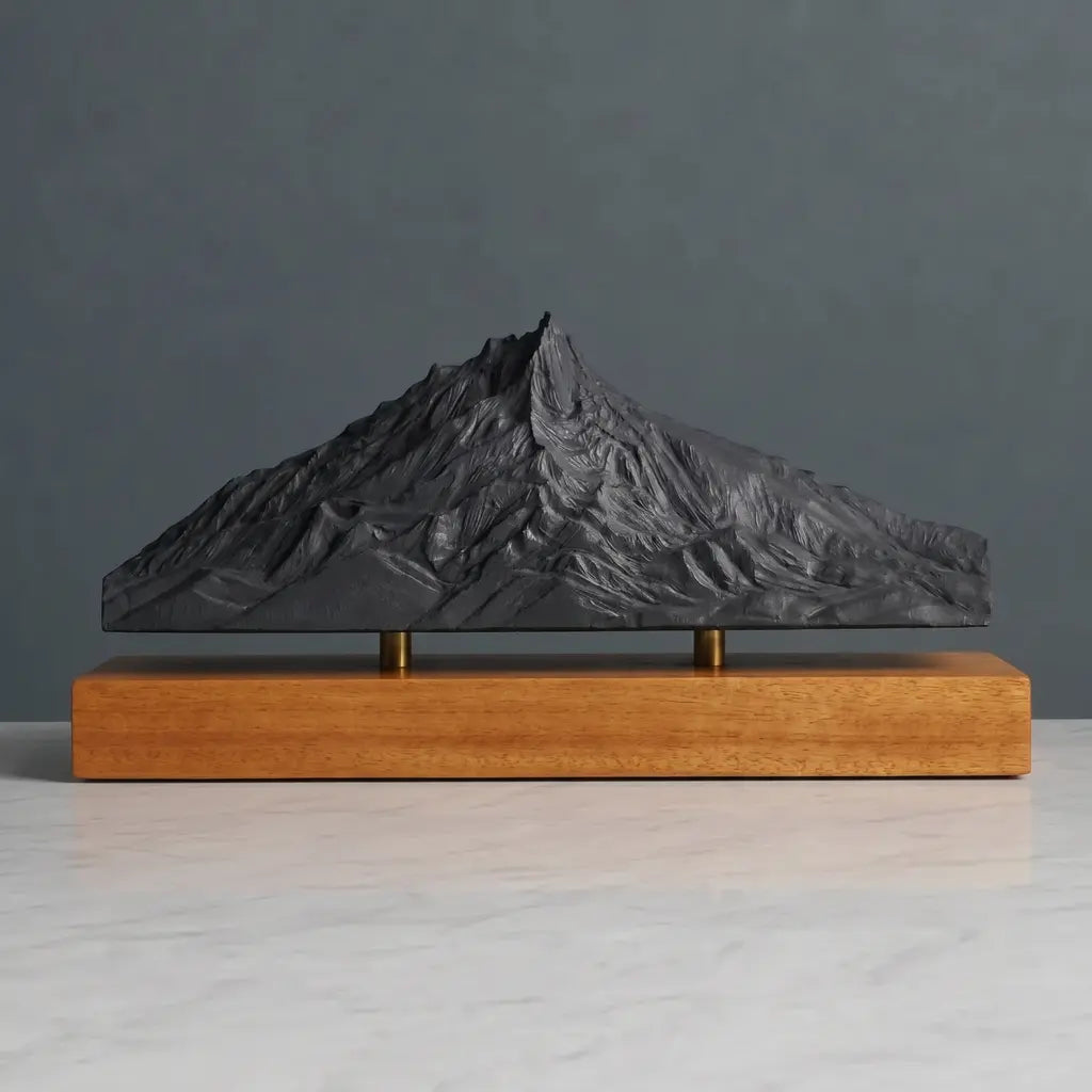 Mount Jefferson Sculpture (View from McKenzie Pass, Oregon) Sculpted Peaks