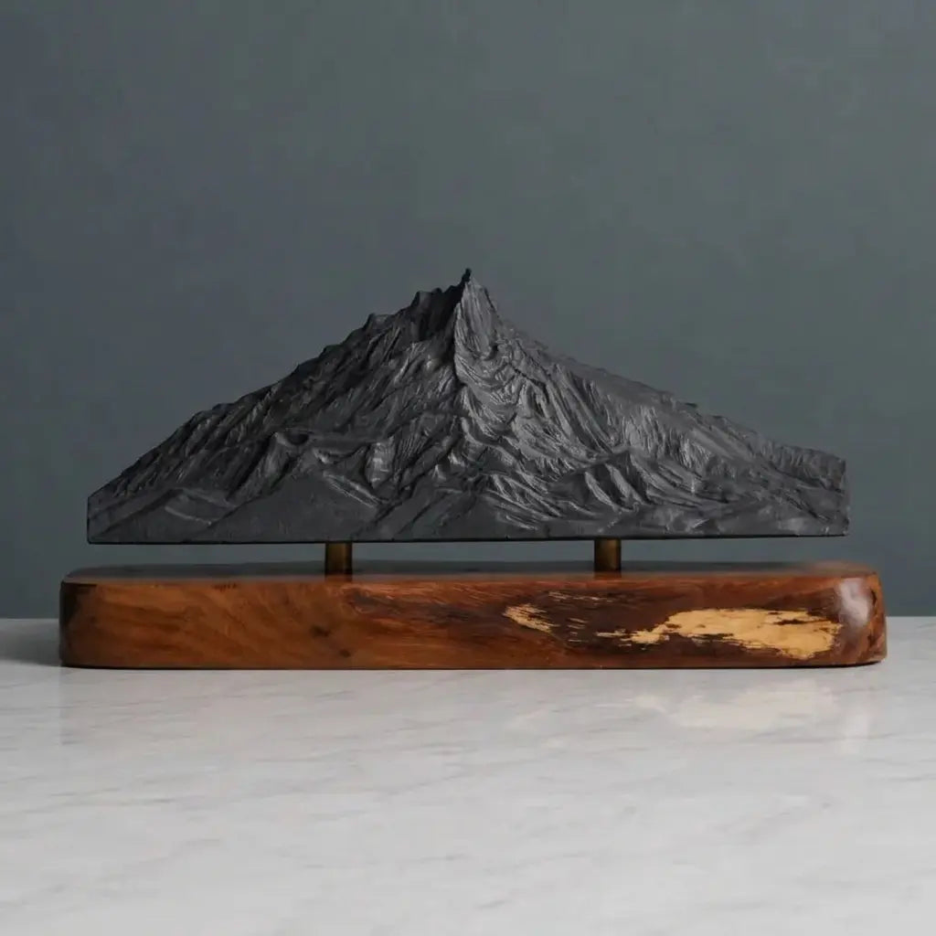 Mount Jefferson Sculpture (View from McKenzie Pass, Oregon) Sculpted Peaks