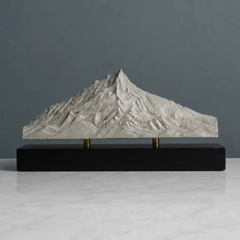 Mount Jefferson Sculpture (View from McKenzie Pass, Oregon) Sculpted Peaks