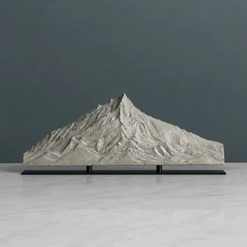Mount Jefferson Sculpture (View from McKenzie Pass, Oregon) Sculpted Peaks